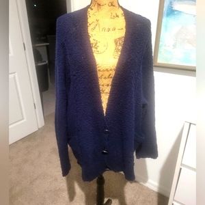 Navy blue cardigan